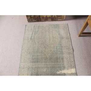 พรมตุรกีวินเทจ ขนาด 2.9x5.3 ฟุต พรมตกแต่งลายทางสีเทา - Product Image 3