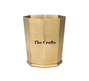 Cubo de basura de color dorado de acero inoxidable con la mejor calidad Cubo de basura de color dorado para uso en hospitales domésticos - Product Image 2