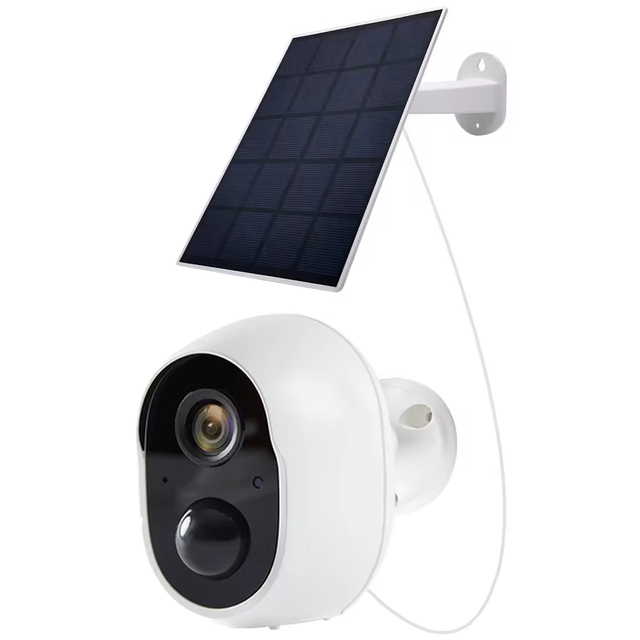 5200mAh Battery 3MP WiFi IP66 Waterproof H.264 Tuya Smart App Indoor Solar Security Camera 2-Way Audio Ultra-long Standby