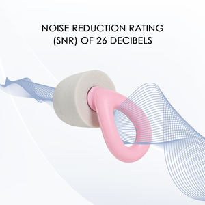 سدادات الأذن لإلغاء الضوضاء أثناء النوم بحد أقصى 32 ديسيبل فائقة النعومة قابلة لإعادة الاستخدام لتقليل الضوضاء والسفر والاستيلاد - Product Image 4