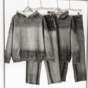 Sweat à capuche vintage zippé lourd de haute qualité personnalisé Streetwear de créateur personnalisé sweats à capuche délavés à l'acide pour hommes - Product Image 4