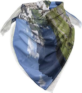 Square <b>Bandana</b> Scarf Custom Design Logo 100% Cotton Fashion Printed Women's Four Seasons All Seasons New Product - Product Image 5