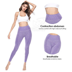 Best Selling <b>Women's</b> Mid Waist <b>Legging</b> Customizable Fitness Wear with Solid <b>Pattern</b> Direct from Factory - Product Image 5