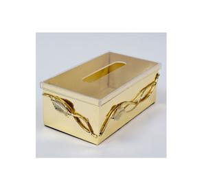 Marvelous Quality Home Decor Table Ware <b>Tissue</b> <b>Box</b> Great Quality Metal Gold Polished <b>Tissue</b> <b>Box</b> at Best Price - Product Image 1