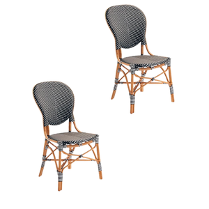 Chaise de salle à manger en rotin sans accoudoirs au design classique moderne Meubles de restaurant de haute qualité pour hôtel appartement villa-Prix de gros - Product Image 2