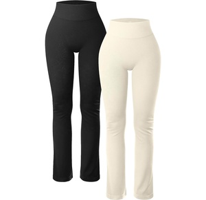 Pantalones de Yoga elásticos de cintura alta para mujer, ropa deportiva para gimnasio, mallas de Yoga de compresión sin costuras - Product Image 3
