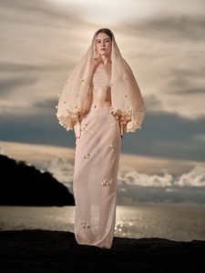 High Quality Women'S Long <b>Skirt</b> Ready to Ship Womens Clothing Ila Lace Emb Long <b>Skirt</b> Relief Whiteant Vietnam Manufacturer - Product Image 2