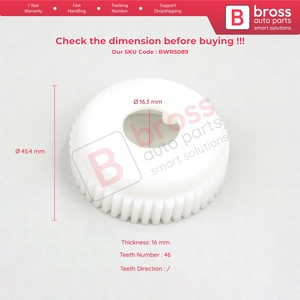 ชุดซ่อมมอเตอร์กระจกไฟฟ้า BWR5089 สำหรับรถยนต์ E Class W210 S210 ปี 1995-2003 - Product Image 5