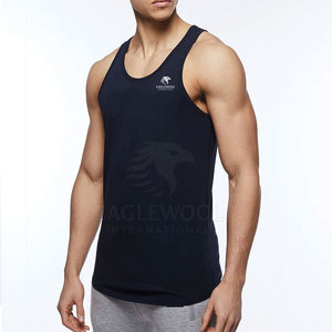 เสื้อกล้าม EAGELWOOL สกรีนโลโก้ตามสั่ง ขายดี คุณภาพสูง สำหรับผู้ชาย สปอร์ต ระบายอากาศ แห้งเร็ว น้ำหนัก 140 กรัม - Product Image 1