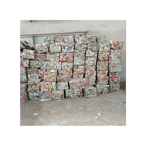 Compressed aluminum can scrap prepared for bulk trading and recycling plant processing - Product Image 1