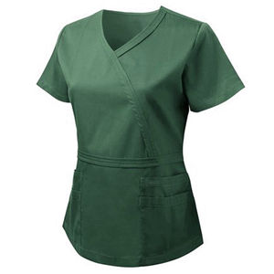 Uniforme médical de conception de tissu tissé de costume de gommage d'hôpital d'infirmière à la mode personnalisable de haute qualité - Product Image 4