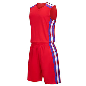 Los mejores conjuntos de uniformes de baloncesto, conjuntos de camisetas y pantalones cortos de baloncesto transpirables de secado rápido para hombres antibacterianos - Product Image 3