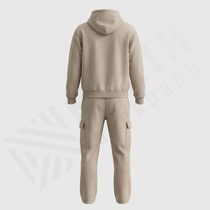 Conjunto Deportivo para Hombre al Mejor Precio, para Correr y Entrenar, con Logotipo Personalizado, Ropa Deportiva 100% Algodón, Transpirable, Casual, Tallas Grandes, Color Sólido - Product Image 2