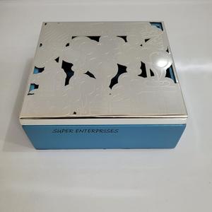 Cadeaux de Noël les plus populaires Boîte de rangement pour bijoux Boîte à bagues créative en bois Boucles d'oreilles Clous d'oreilles Pendentif Boîte de rangement pour bijoux d'oreille - Product Image 3