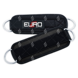 Sangle de cheville pour machine à câbles, rembourrée en néoprène, protection professionnelle, fermeture à boucle et crochet pour les extensions des jambes et des hanches - Product Image 3