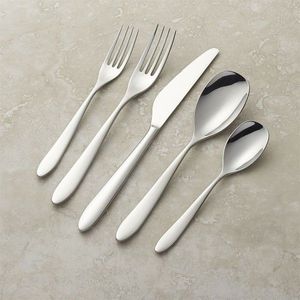 Ensemble de couverts en acier inoxydable pour hôtel, couverts modernes mats, couverts en acier inoxydable pour restaurant, ensemble de fourchettes et de couteaux - Product Image 1