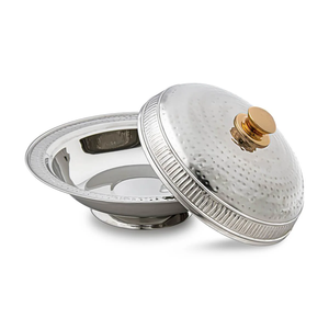 ถาดอาหารบุฟเฟ่ต์ของโรงแรมถาดใส่อาหารจัดเลี้ยงพร้อมฝาปิดถาดอาหารเย็นสเตนเลสสตีลขายดี - Product Image 5