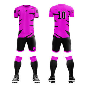 Uniforme de football professionnel Ensemble de maillots de football à impression par sublimation pour hommes Vêtements de sport d'équipe Logo personnalisé Conceptions OEM - Product Image 3