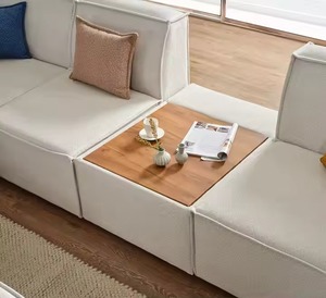 Muebles de sala de estar modernos y elegantes, juego de esquina de tela elegante para el hogar, dormitorio, Villa, convertible de hermoso diseño - Product Image 5