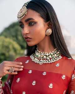 ชุดเดรสใส่เล่นปากีสถานสำหรับผู้หญิงอินเดียเดรสสนามหญ้า2024 Salwar Kameez มาใหม่ล่าสุด1982 - Product Image 5