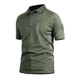 Camisas Polo Tácticas con Estampado de Camuflaje para Hombre, Camisas Polo de Verano para Hombre de Talla Grande, Transpirables, con Bolsillo, Manga Corta, Tallas S-3XL - Product Image 5
