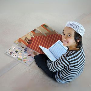 Eid Cadeau Islamique Masjid Autocollants Réutilisables Pour Enfants Musulmans Décor Islamique Étanche Motifs Colorés Jouets TAKVA Autocollants Réutilisables - Product Image 5