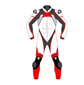 Combinaison de course en cuir personnalisée OEM pour motocyclette Combinaison de course de motard Nouveau design Vêtements en cuir pour motocyclette Dernier style à engrenages - Product Image 5