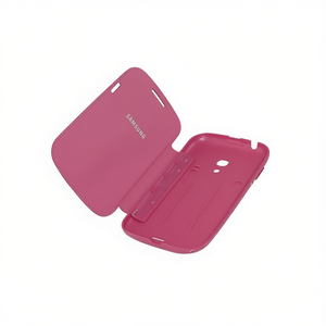 Funda con tapa rosa para Samsung I8190 Galaxy S3 Mini, elegante funda tipo libro - Product Image 2