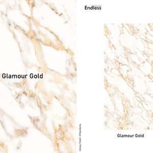 Azulejos de Porcelana Esmaltada Modernos de Diseño Italiano Glamour Gold para Uso en Interiores en Centros Comerciales y Escuelas - Product Image 1