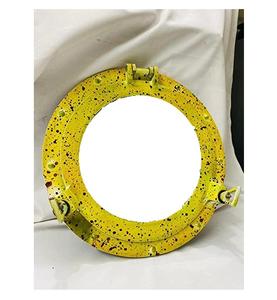 Espejo de ojo de buey New Look Diseño de lujo Latón náutico Espejo de ojo de buey de pared de latón de lujo con acabado dorado en moq bajo - Product Image 5