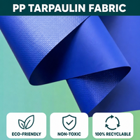 Rouleau de tissu en bâche PP imperméable, non toxique, recyclable, léger et haute résistance pour revêtement de stockage d'eau, bassin, piscine