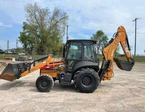 Chargeuse-pelleteuse CASE IH 580SV 4/1 avec godet, modèle 2025, équipement de construction d'occasion à vendre ! Pompe de chargeuse sur pneus Huade 220 V pour moteur CAMC incluse - Product Image 2