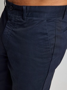 กางเกงชิโน่ผู้ชายไซส์ใหญ่ เอวกลาง ทรงตรง ลายสก็อต สไตล์ลำลองสำหรับธุรกิจ ทรงเข้ารูป สวมใส่สบาย ซิปหน้า สไตล์สตรีทแฟชั่น - Product Image 2