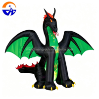 Dragon gonflable commercial personnalisé 2026 Chenghuang à livraison rapide, dragon volant gonflable avec boule de cristal à vendre