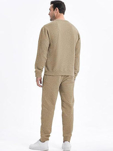 Survêtement personnalisé 100% coton respirant et respirant avec manches longues imprimé pantalon de survêtement pour l'entraînement d'hiver - Product Image 4