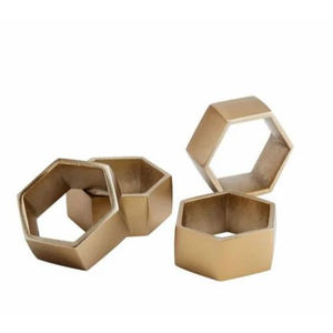 Classic Wholesale Factory Direct Sale <b>Gold</b> <b>Mirror</b> Polished Reusable Metal Napkin Ring for Party & Wedding Table Decoration - Product Image 4