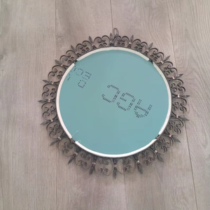 Silver <b>mosaic</b> <b>mirror</b>,round <b>mosaic</b> <b>mirror</b> - Product Image 1