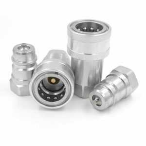 Raccord rapide pour tuyau hydraulique en acier au carbone 1/2 BSP, interchangeable avec la série de raccords Parker <span class=keywords><strong>6600</strong></span>, Stucchi, Eaton Aeroquip, Snap-Tite - Product Image 6