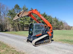 รถตักล้อยาง Kubota SVL95-25 ปี 2022 มือสอง แบบตีนตะขาบ เครื่องยนต์ดีเซล ขนาดกะทัดรัด พร้อมบุ้งกี๋ สำหรับงานฟาร์มและก่อสร้าง - Product Image 2