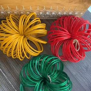 Bracelets en verre pakistanais, bracelets Mata Ji, bracelets rouges shagun, Kaach In Chudiya, cadeau de mariage indien, cadeau de Pooja, cadeau pour elle - Product Image 2