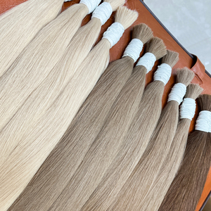 2023 nouveauté russe 100% cheveux humains cru cheveux vietnamiens cuticule aligné extensions de cheveux humains prix de gros - Product Image 1