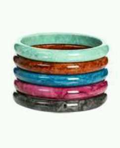 Top vente à la main à la mode en bois bracelet ensemble femmes bijoux rond coeur coupe mode cadeau accessoire INDE ART PLACE Uttar Pradesh - Product Image 3