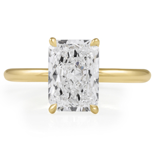 Anillo Solitario con Diamante de Laboratorio de Corte Radiante de 2.37 Quilates, Elegante Pieza de Joyería - Product Image 1