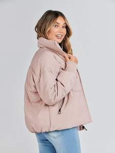 Chaqueta acolchada para mujer, estilo de viaje, ligera, acolchada, aislada, cálida, transpirable, a la venta - Product Image 4