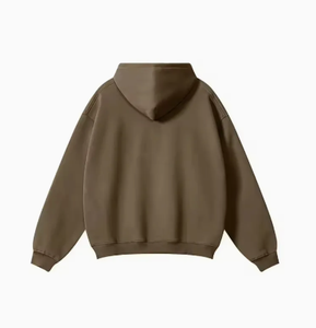 Sweat à capuche surdimensionné personnalisé avec poche kangourou en coton épais 450GSM Streetwear Pullover Hoodie Fabricant OEM - Product Image 5