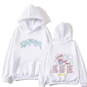 Casual Style Plus-Size 100% Cotton Fleece <b>Lightweight</b> <b>Hoodies</b> Breathable Winter Wear High Quality Solid Pattern Hooded - Product Image 6