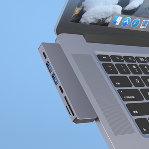 듀얼 C 7 in 1 USB 3.0 HDMI 타입 C SD TF 카드 USB 도킹 스테이션 - Product Image 6