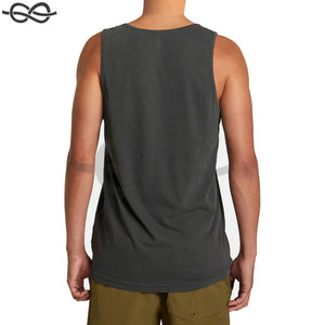 T-shirt sans manches débardeur poche avant ample Sport Logo personnalisé blanc Gym Sports été pour hommes formel - Product Image 3