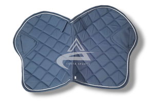 Tapis de selle de cheval en coton confortable et écologique Anti-rétrécissement respirant avec remplissage en mousse tapis de selle de cheval sautant - Product Image 3