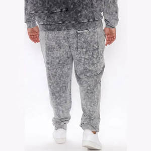 Chándal de Diseño para Hombre, Lavado Ácido, Patrón Sólido, 100% Algodón, Transpirable, Ropa Casual de Invierno - Product Image 5